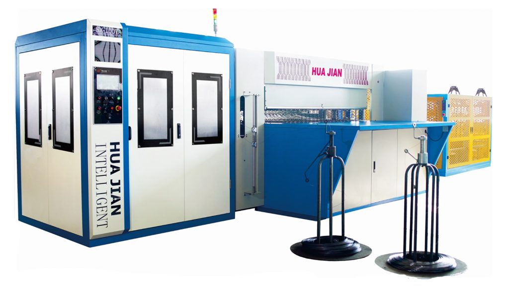 Huajian SX-100TA Otomatik Çift Telli Bonel Transfer Makinesi